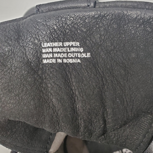 - New Miz Mooz Laight Black Combat Boots - Picture 8 of 8